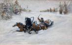 Konstantin Korowin (1861-1939), Attributed to - Winter, Antiek en Kunst