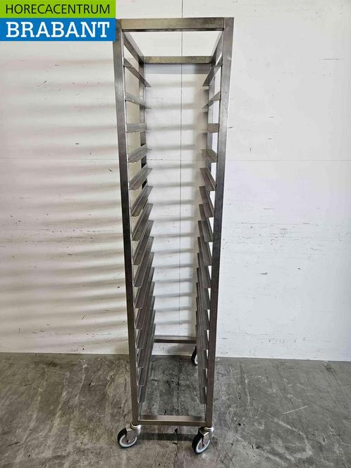 RVS Regaalwagen 15 x 1/1 GN/gastronorm Horeca, Zakelijke goederen, Horeca | Keukenapparatuur, Gebruikt, Ophalen of Verzenden