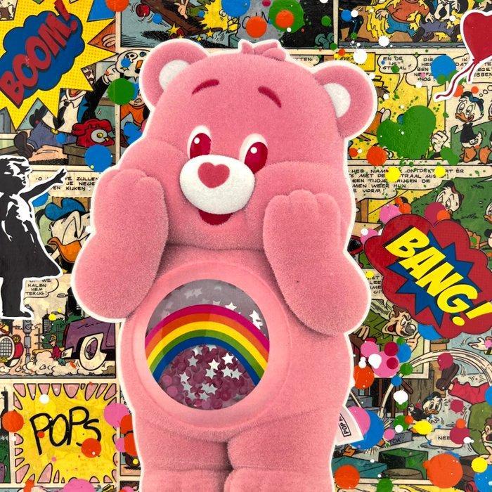 Koen Betjes (1992) - Care Bear x POP (canvas), Antiek en Kunst, Kunst | Schilderijen | Modern