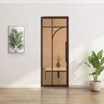 Stalen Taatsdeur - Brons - 5 Vlaks rond -Brons rook glas, Minder dan 80 cm, Overige typen, Nieuw, Metaal