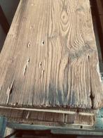 Wagondelen, barnwood, sloophouten planken, havenplanken, 250 tot 300 cm, Grenen, Plank, Gebruikt