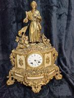 Figurale pendule -  Antiek - Verguld brons - 1850-1900, Antiek en Kunst, Antiek | Klokken