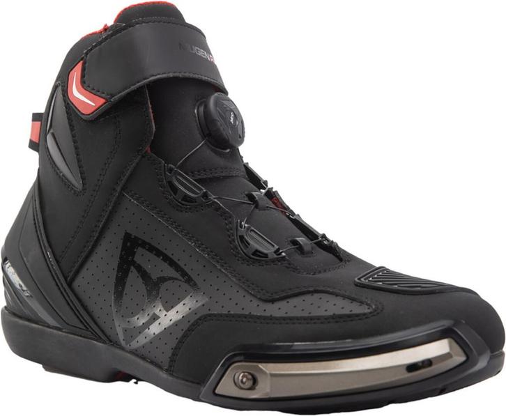 MUGENRACE Woody Zwarte Geperforeerde Motorschoenen, Motoren, Kleding | Motorkleding, Heren, Nieuw met kaartje, Laarzen, Verzenden