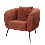 Olan fauteuil - kastanje, Huis en Inrichting, Ophalen of Verzenden, Nieuw, Bruin