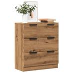 vidaXL Dressoir 60x30x70 cm bewerkt hout artisan, Verzenden, Nieuw, 50 tot 100 cm, 25 tot 50 cm