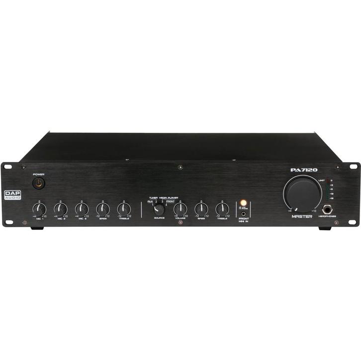 DAP PA-7120 100 Volt versterker - 120 Watt, Audio, Tv en Foto, Versterkers en Receivers, Verzenden