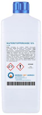 Wmm Chemie Waterstofperoxide 12 1 liter, Doe-het-zelf en Verbouw, Nieuw, Verzenden