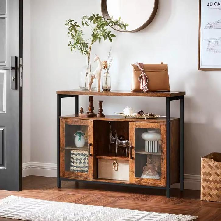 Industriële Dressoir en Keukenkast – Praktisch Opbergmeubel, Huis en Inrichting, Kasten | Dressoirs, 25 tot 50 cm, Nieuw, Met lade(s)