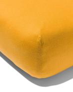 HEMA Peuter hoeslaken jersey 70x150 okergeel, Verzenden, Nieuw, Geel