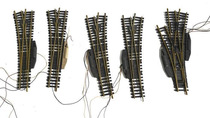 Fleischmann H0 - 6078L - 6048R - 6048L - Modeltreinsporen, Hobby en Vrije tijd, Modeltreinen | H0