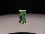 Oud-Egyptisch Faience Shu Amulet. Late Periode, 664 - 332