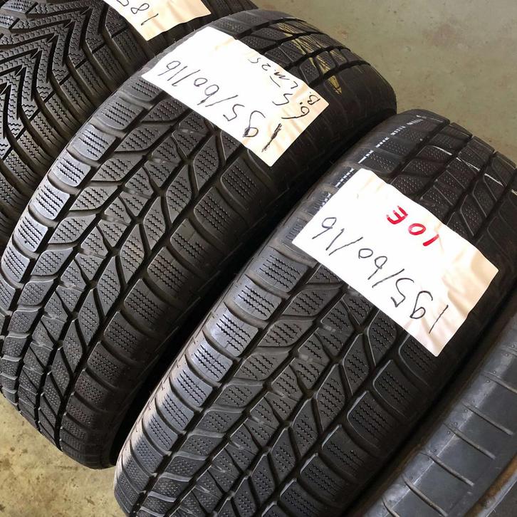 2 x Bridgestone Blizzak LM-25 195-60-16 Winterbanden 6,5mm, Auto-onderdelen, Banden en Velgen, 16 inch, Winterbanden, 195 mm, Personenwagen