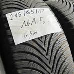 2 x Michelin Alpin 5 215-65-17 Winterbanden 6,5mm, Auto-onderdelen, 17 inch, Band(en), Personenwagen, Gebruikt