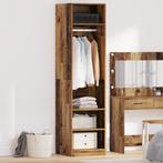 vidaXL Kledingkast met plank met opslag Oud hout Bewerkt, Huis en Inrichting, Kasten | Kledingkasten, Verzenden, Nieuw