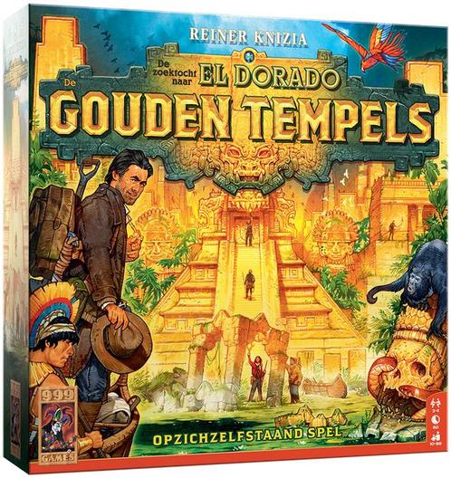 De Zoektocht naar El Dorado - De Gouden Tempels | 999 Games, Hobby en Vrije tijd, Gezelschapsspellen | Bordspellen, Nieuw, Verzenden