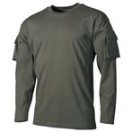 MFH US Longsleeve shirt met mouwzakken, legergroen, Ophalen of Verzenden, Nieuw, Groen, MFH