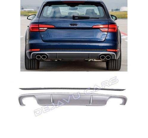 S4 Look Diffuser voor Audi A4 B9, Auto-onderdelen, Carrosserie en Plaatwerk, Achter, Bumper, Nieuw, Audi, Ophalen of Verzenden