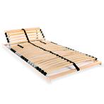 vidaXL Lattenbodem met 28 latten 7 zones 80x200 cm, Eenpersoons, Bruin, Verzenden, Nieuw