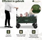 EasLife Bolderkar opvouwbare bolderwagen met regen hoes -, Caravans en Kamperen, Ophalen of Verzenden, Zo goed als nieuw