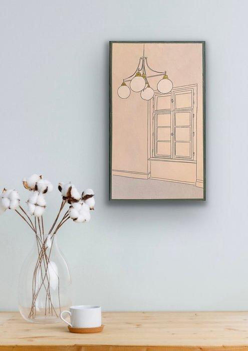 Andrea Imwiehe - Memory Room | Golden Light_10, Antiek en Kunst, Kunst | Schilderijen | Modern