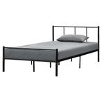 Metalen bedframe Hercules incl. matras zwart 120x200 cm, Huis en Inrichting, Slaapkamer | Bedden, Nieuw, Verzenden