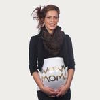 Op en Top Zwanger Zwangerschaps Buikband Wow Mom Wit/Goud, Kleding | Dames, Nieuw