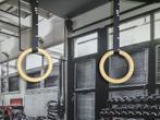 Muscle Power Houten Crossfit Ringen / Turnringen Set, Verzenden, Nieuw