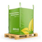 Kippenmestkorrels  (bigbag 600 kg – Voor 6000 m2), Verzenden, Mest