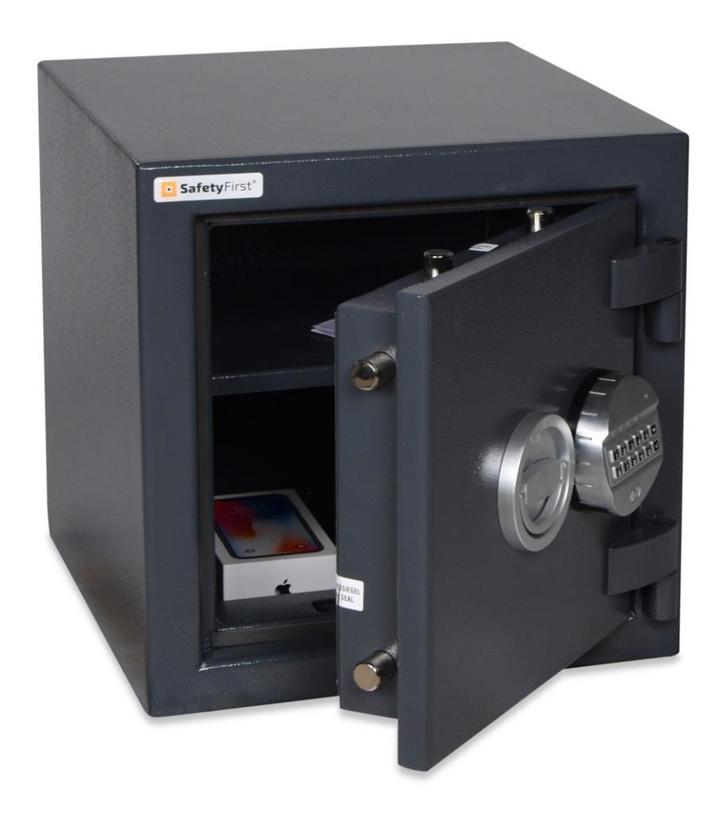 SafetyFirst Europa-III 0-EL Inbraakwerende kluis, Huis en Inrichting, Brandblussers en Brandkasten, Verzenden