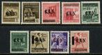 Italië 1944 - CLN Turijn, 9 gecertificeerde waarden, Postzegels en Munten, Postzegels | Europa | Italië, Gestempeld