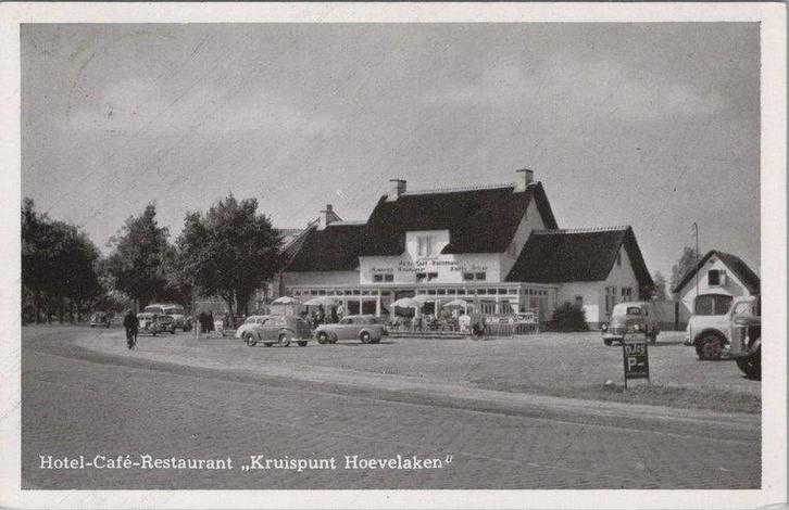 HOEVELAKEN - Hotel-Café-Restaurant Kruispunt Hoevelaken, Verzamelen, Ansichtkaarten | Nederland, Verzenden