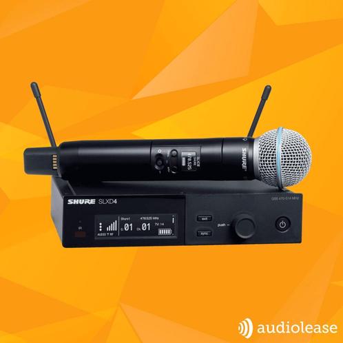 Shure SLXD24E/B58 K59 (606 – 650 MHz), Muziek en Instrumenten, Microfoons, Zangmicrofoon, Nieuw, Draadloos, Verzenden