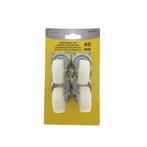Benson Zwenkwielset - Ø 40 mm - Wit - Max. 25 kg - 4 stuks, Doe-het-zelf en Verbouw, Zwenkwielen, Ophalen of Verzenden, Nieuw