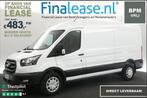 23x Ford Transit 2.0 Ecoblue L3H2 BPM VRIJ Airco Cruise Cam, Euro 6, Overige bekleding, Start-stop-systeem, Wit