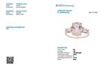 Cocktailring - 14 karaat Geel goud - 3.14ct. tw. Morganiet -