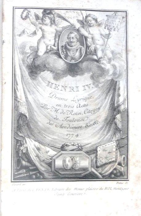 Barnabé Farmian de Rozoi - Henri IV, drame lyrique en trois, Antiek en Kunst, Antiek | Boeken en Bijbels