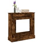 vidaXL Haardombouw 90x30x90 cm bewerkt hout gerookt, Verzenden, Nieuw