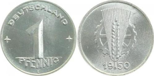 1 Pfennig Ddr 1950e, Postzegels en Munten, Munten | Europa | Niet-Euromunten, Verzenden