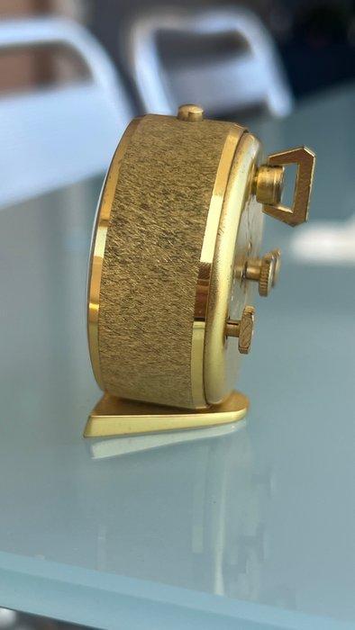 Reisklok, Wekker - Swiss made - Antiek - Verguld messing -, Antiek en Kunst, Antiek | Klokken