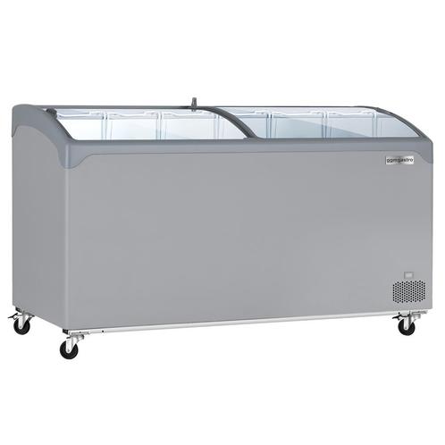 GGM Gastro | Vrieskist - 1570x650mm - 352 liter - met glazen, Witgoed en Apparatuur, Koelkasten en IJskasten, 140 tot 160 cm, Nieuw
