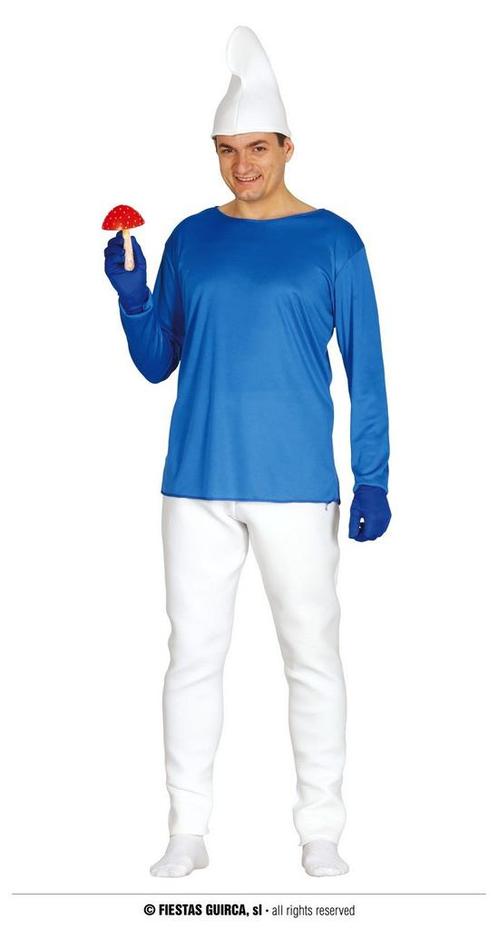 Smurfen kostuum basic, Hobby en Vrije tijd, Feestartikelen, Feestartikel, Nieuw, Verzenden