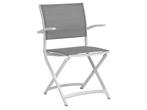 Stern Camillo Balkonklapstoel Aluminium - Wit/zilver, Tuin en Terras, Tuinsets en Loungesets, Ophalen of Verzenden, Nieuw