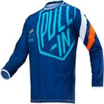 Cross-shirt | Pull In Challenger Navy / Oranje | MAAT SMALL, Motoren, Kleding | Motorkleding, Verzenden, Nieuw met kaartje, Motorcrosskleding