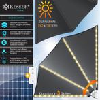 KESSER® opvouwbaar balkonscherm - LED - 140x140cm - Antracie, Huis en Inrichting, Verzenden, Nieuw