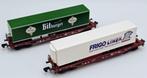 Roco N - 25150, 25152 - Modeltrein goederenwagon (2) - Twee, Hobby en Vrije tijd, Modeltreinen | N-Spoor, Nieuw