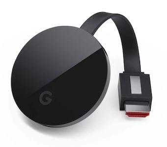 Google Chromecast Ultra (Google Producten), Audio, Tv en Foto, Mediaspelers, Zo goed als nieuw, Ophalen of Verzenden