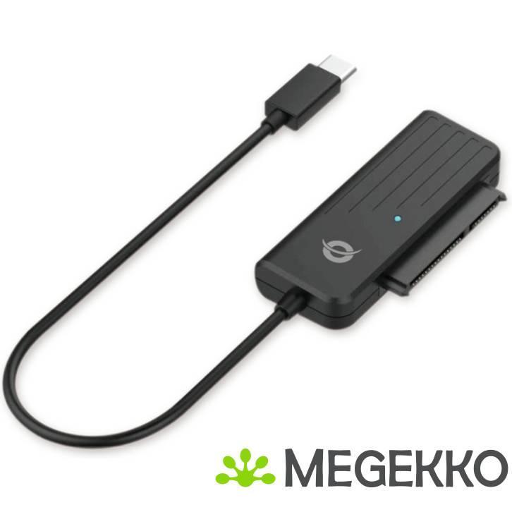 Conceptronic ABBY02B kabeladapter/verloopstukje USB C SATA, Computers en Software, Harde schijven, Nieuw, Verzenden