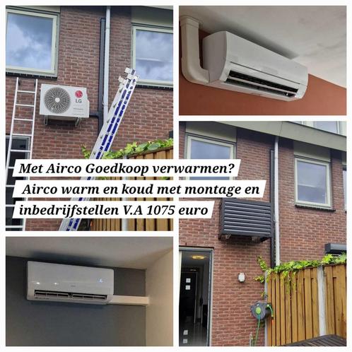 Airco met verwarming vanaf 1075 euro inclusief installatie, Witgoed en Apparatuur, Airco's, 100 m³ of groter, Koelen en Ontvochtigen