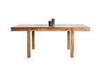 Massief houten eettafel PURE 120-200cm Sheesham met, Huis en Inrichting, Tafels | Eettafels, Ophalen of Verzenden, Nieuw