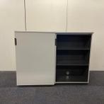 Schuifdeurkast (hxbxd) 120x160x45 cm, wit - zilver